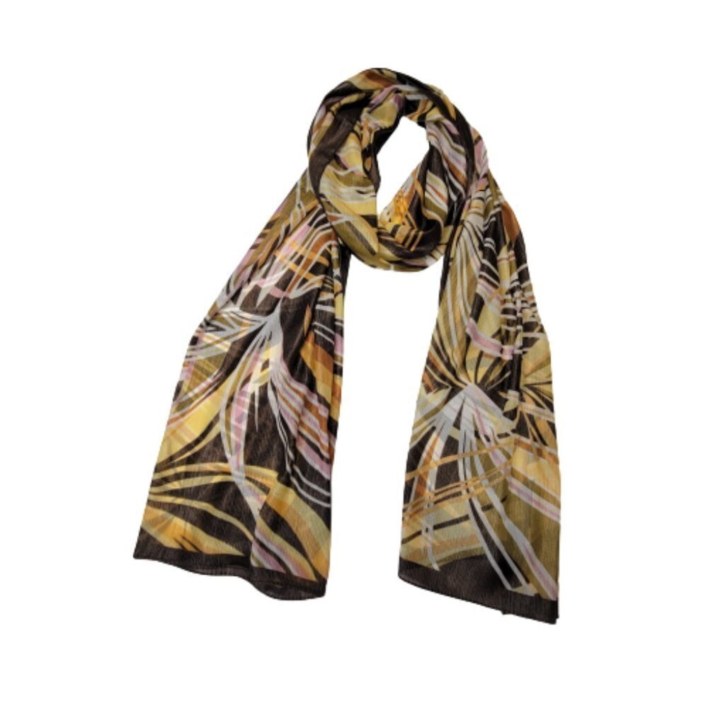 Colorful Scarf Geometric Print Rectangular All Season Summer - Picture 3 of 5